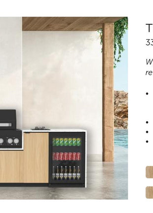 Euro Outdoor Kitchen MADRID - 3.37 Metres Backyard Kitchens Euro