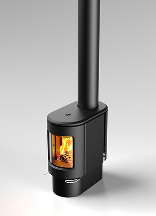 Nectre Form 1 - Heats up to 90m² Wood Heater Nectre