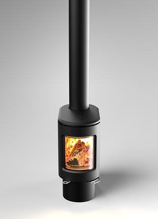 Nectre Form 1 - Heats up to 90m² Wood Heater Nectre