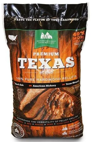 GMG Premium Hardwood Pellets - Texas Blend 12.7kg Bag