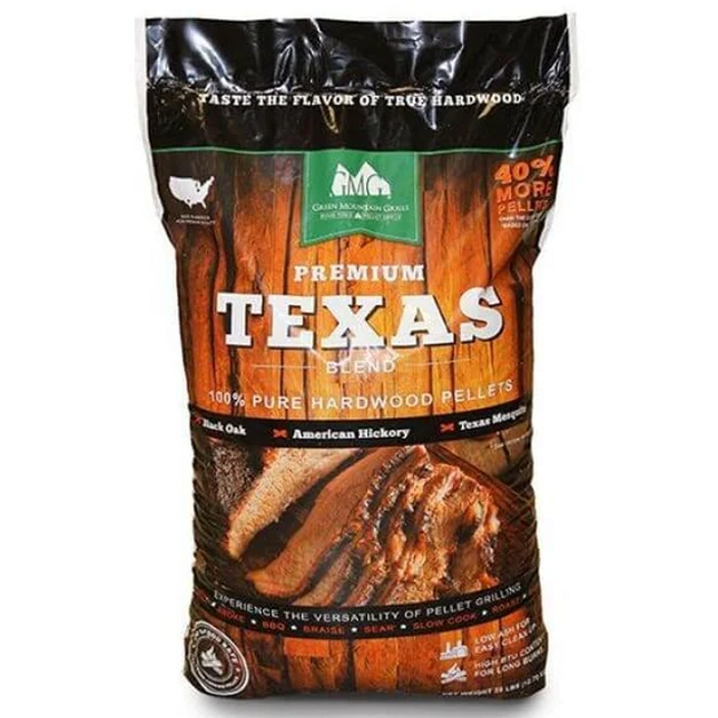 GMG Texas Blend Hardwood Pellets – 12.7kg Barbecue Fuel Green Mountain Grills GMG