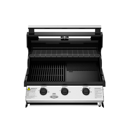Beefeater 1200 Series Black 3 burner Built-in BBQ