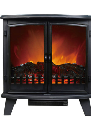 Heller 1800W Electric Double Door Fireplace Heater Electric Heater Heller   