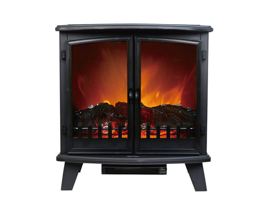 Heller 1800W Electric Double Door Fireplace Heater Electric Heater Heller   