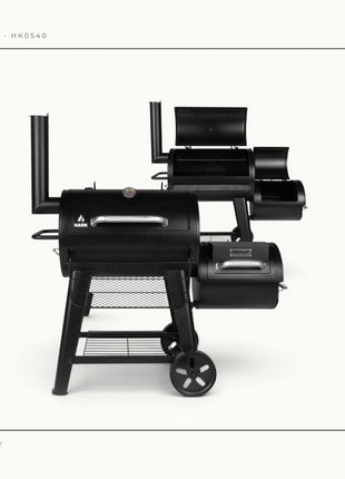 Hark Chubby Offset Smoker BBQ Smokers and Pellet Grills Hark