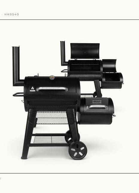 Hark Chubby Offset Smoker BBQ Smokers and Pellet Grills Hark