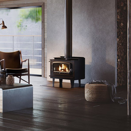 Nectre MK2 - Legs - Heats up to 200m² Wood Heater Nectre