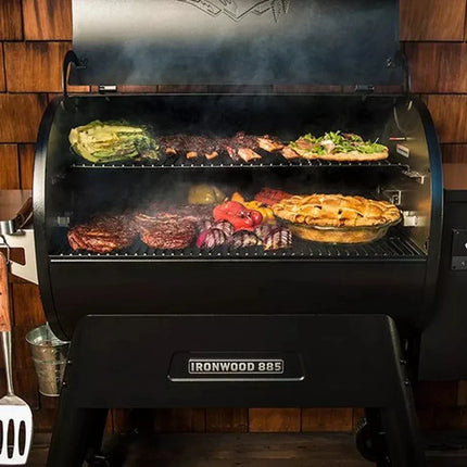 Traeger Ironwood 885 Pellet Grill BBQ Smokers and Pellet Grills Traeger