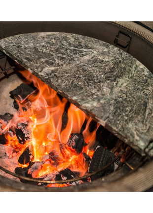 Kamado Joe Half Moon Soapstone Accessories for Barbeques Kamado Joe