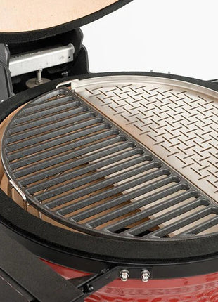 Kamado Joe Half Moon Cast Iron Cooking Grate Accessories for Barbeques Kamado Joe
