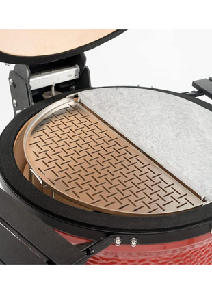 Kamado Joe Half Moon SS Cooking Grate for Fish & Vegetables Accessories for Barbeques Kamado Joe