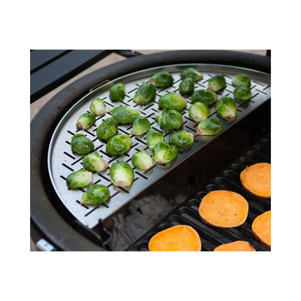 Kamado Joe Half Moon SS Cooking Grate for Fish & Vegetables Accessories for Barbeques Kamado Joe