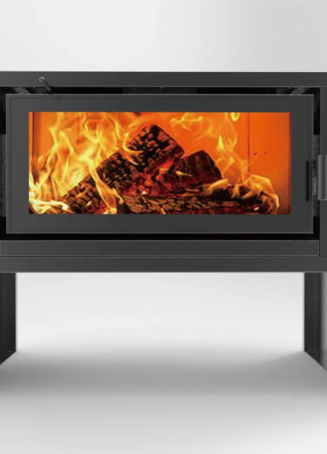 Kent Fairlight On Bench - Heats up to 300m² Wood Heater Kent