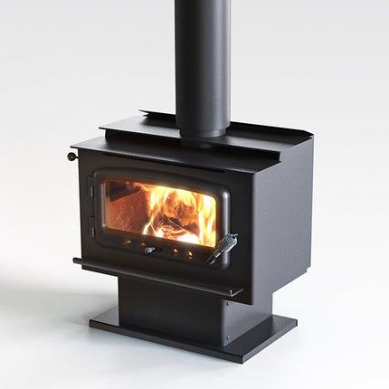 Nectre MK2 - Pedestal - Heats up to 200m² Wood Heater Nectre