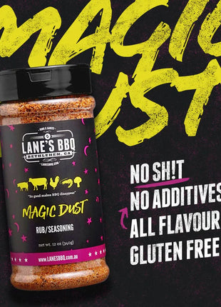 Lanes BBQ Magic Dust Rub BBQ Rubs and Sauces Lane's BBQ   