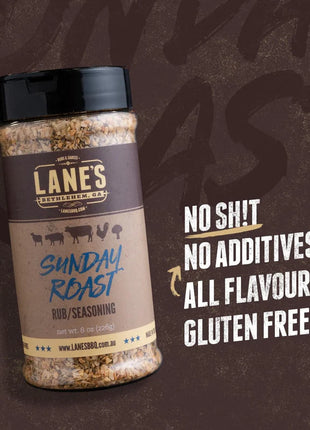 LANES SUNDAY ROAST BBQ Rubs and Sauces Lane's BBQ   