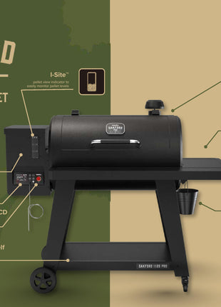 Nexgrill Oakford 1125 Pro Pellet Grill BBQ Smokers and Pellet Grills Hark