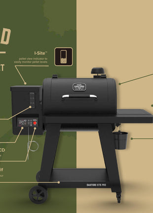 Nexgrill Oakford 875 Pro Pellet Grill BBQ Smokers and Pellet Grills Hark