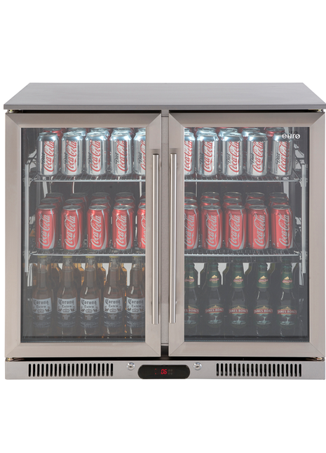 Dome Alfresco, Double Door, Tropical Fridge, Stainless Steel Bar Fridges Dome Alfresco