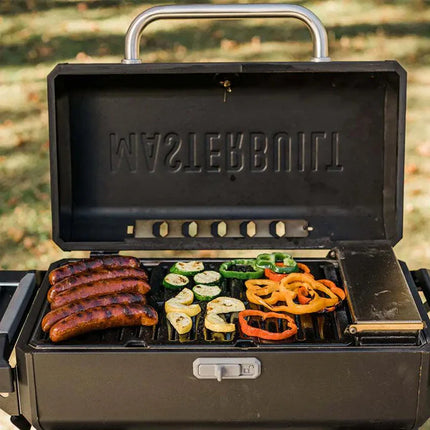 Masterbuilt Portable Charcoal Grill and Smoker with Cart Charcoal Barbecues Masterbuilt   
