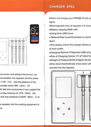 Probe Plus, Four Probe Thermometer Hot Things - Barbecues, Heaters, Outdoor Kitchens