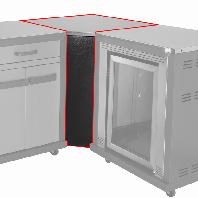 Coleman Revolution™ Corner Module Charcoal Glimmer Backyard Kitchens Coleman   