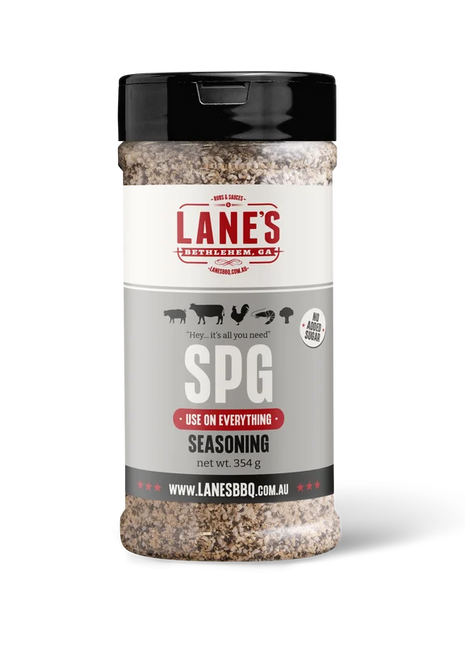 Lane’s BBQ SPG – Salt, Pepper &amp; Garlic Seasoning BBQ Rubs and Sauces Lane's BBQ