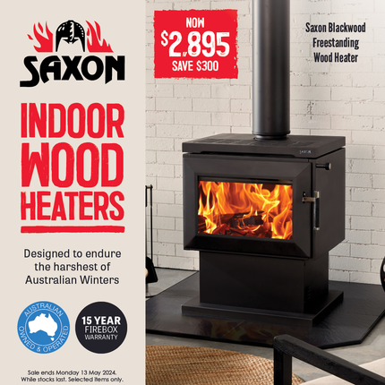 Saxon Blackwood Freestanding Wood Heaters Wood Heater Saxon   