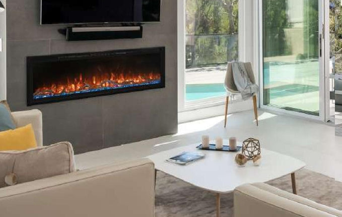 Modern Flames Spectrum Slimline Electric Fireplace Electric Heater Modern Flames