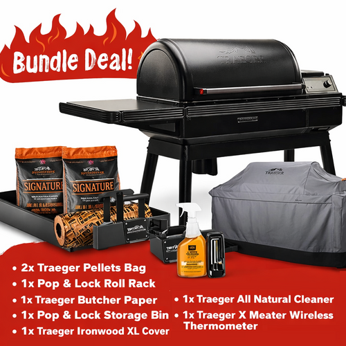 Traeger Ironwood XL Pellet Grill Bundle BBQ Smokers and Pellet Grills Traeger