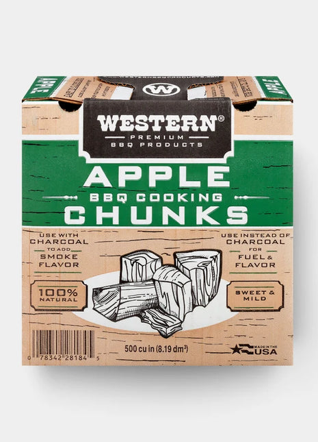 Smoking Chunks - Apple - 2.4 kilo box Barbecue Fuel Hark