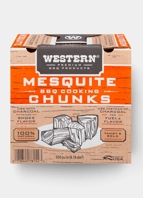 Smoking Chunks - Mesquite - 2.4 kilo box Barbecue Fuel Hark