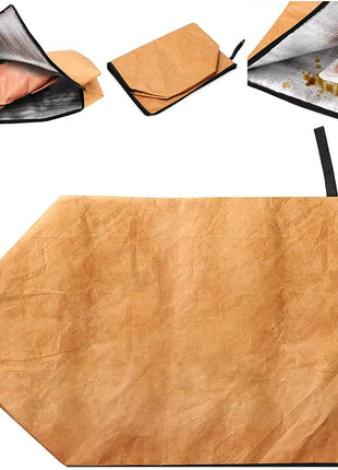 BBQ blanket meat resting bag with reflective lining and zip closure