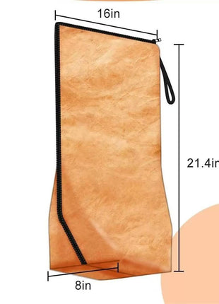 BBQ resting bag dimensions: 21.4 by 16 by 8 inches