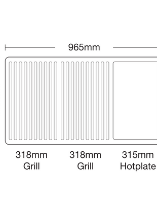 Gasmate NOVA MK2 6 BURNER BBQ Backyard Kitchens Gasmate