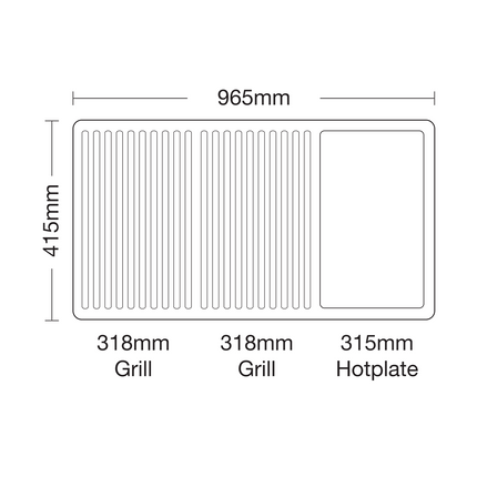 NOVA MK2 6 BURNER CLASSIC BUILT-IN BBQ