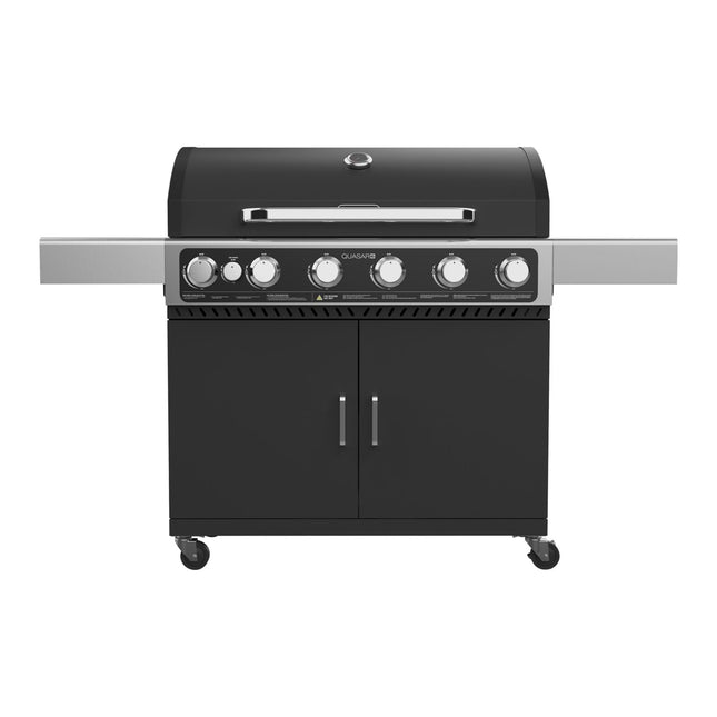 Gasmate Quasar 6B Hooded Trolley BBQ Gas Barbecues Gasmate