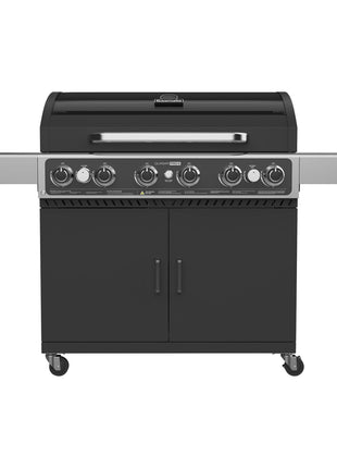 QUASAR PRO 6B HOODED TROLLEY BBQ Gas Barbecues Gasmate   