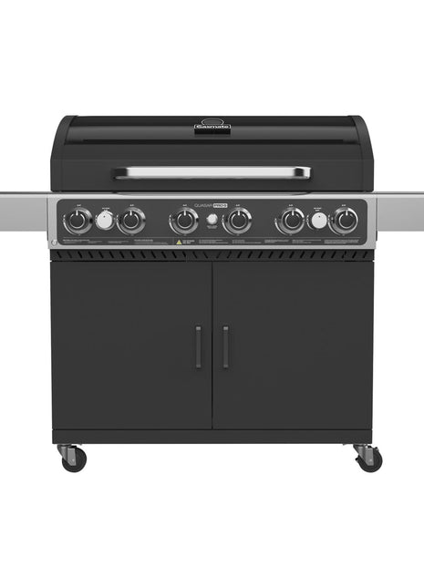 QUASAR PRO 6B HOODED TROLLEY BBQ Gas Barbecues Gasmate   