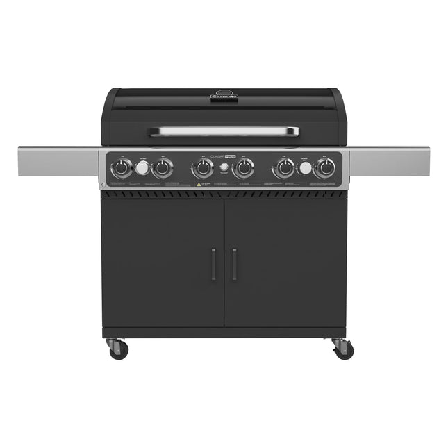Gasmate Quasar Pro 6B Hooded Trolley BBQ Gas Barbecues Gasmate