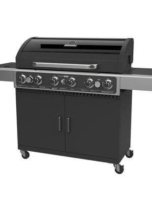 QUASAR PRO 6B HOODED TROLLEY BBQ Gas Barbecues Gasmate   