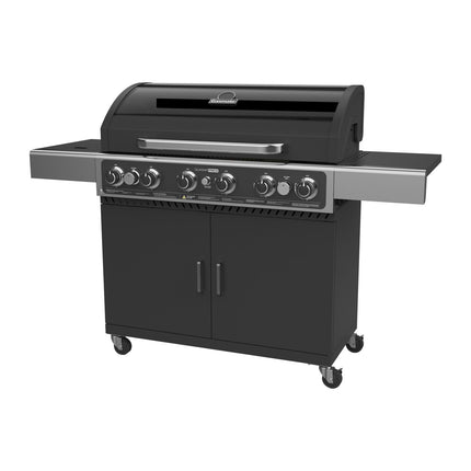 QUASAR PRO 6B HOODED TROLLEY BBQ  Hot Things - Barbecues, Heaters, Outdoor Kitchens   