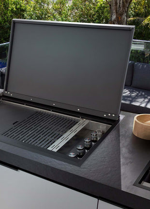 PHOENIX BLACK 4 BURNER BBQ Inbuilt Barbecues Gasmate   