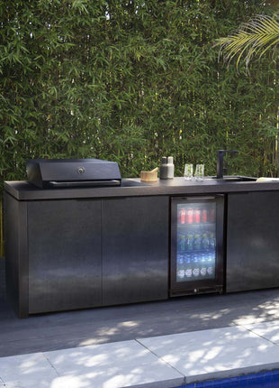 PHOENIX 4 BURNER BBQ HOOD KIT Inbuilt Barbecues Gasmate   