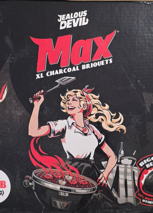 Jealous Devil MAX XL Charcoal Briquettes 4.54 kg box front