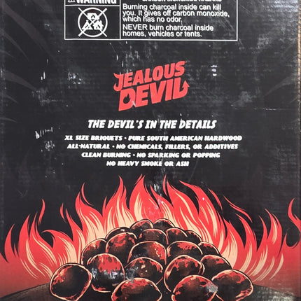 Jealous Devil MAX XL Charcoal Briquettes – 4.54 kg Barbecue Fuel Jealous Devil