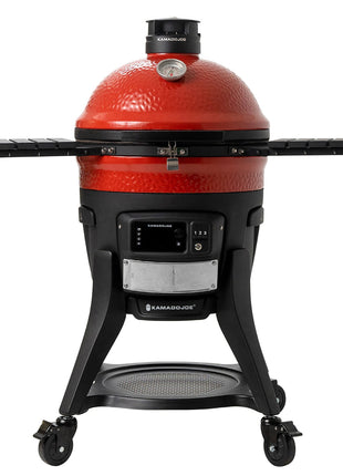 Kamado Joe Konnected Joe 46 cm charcoal BBQ with cart and side shelves