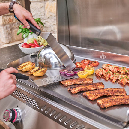 Napoleon 32-inch Griddle Modular Outdoor Kitchen with Infrared Side Burner Modular Outdoor Kitchens Napoleon