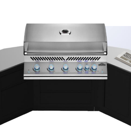 Napoleon 38-inch Modular Outdoor Kitchen – Corner Layout with Infrared Side Burner Modular Outdoor Kitchens Napoleon