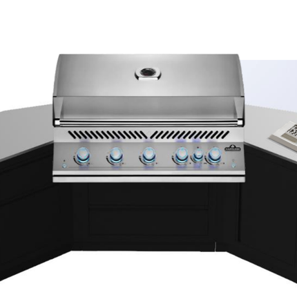 Napoleon 38-inch Modular Outdoor Kitchen – Corner Layout with Infrared Side Burner Modular Outdoor Kitchens Napoleon